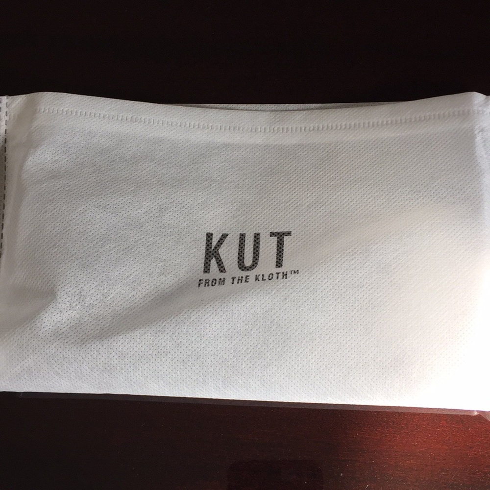 New KUT from Kloth Black and White Striped Wallet - Picture 2 of 4